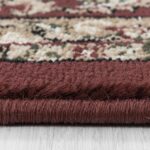 Kashmir 2604 Creme Detailansicht von Teppichrand und Flor