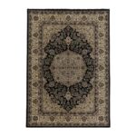 Orientalischer Teppich Schwarz Kashmir 2608 Gesamtansicht