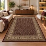 Kashmir 2602 Rot – Orientalischer Teppich in Rot – Bild 2