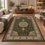 Kashmir 2601 Grün – Orientalischer Teppich in Grün – Bild 2